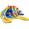 image:imageBig Splash Triple Water Slides and Pool Water Park 24 ft L x 21 ft W x 8 ft H Triple Slides Blower Included Splash Pool Netted for Safety Outdoor Fun for Kids