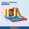 image:imageBounceland Jump and Splash Adventure Bounce House or Water Slide All in one Large Pool Fun Bouncing Area with Basketball Hoop Long Slide with Climbing Wall UL Certified Blower Included