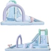 image:imageBounceland Splash N Dash Dream Water Slide 144ft L x 91ft W x 68ft H inflated Size Outdoor Fun wLong Slide Giant Splash Pool Water Spray Climbing Wall Active Play for Kids