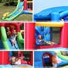 image:imageInflatable Bounce House or Water Slide Wet or Dry with Sun Roof Ball Pit 30 Balls Water Gun Fun Bouncing Area with Basketball Hoop Long Slide with Climbing Wall UL Certified Blower Included