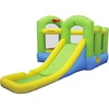 image:imageBounceland Bounce N Splash Island Wet or Dry Inflatable Bouncer or Water Slide All in one Large Pool Fun Bouncing Area with Basketball Hoop Long Slide UL Certified Blower Included
