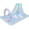 image:imageBounceland Splash N Dash Dream Water Slide 144ft L x 91ft W x 68ft H inflated Size Outdoor Fun wLong Slide Giant Splash Pool Water Spray Climbing Wall Active Play for Kids